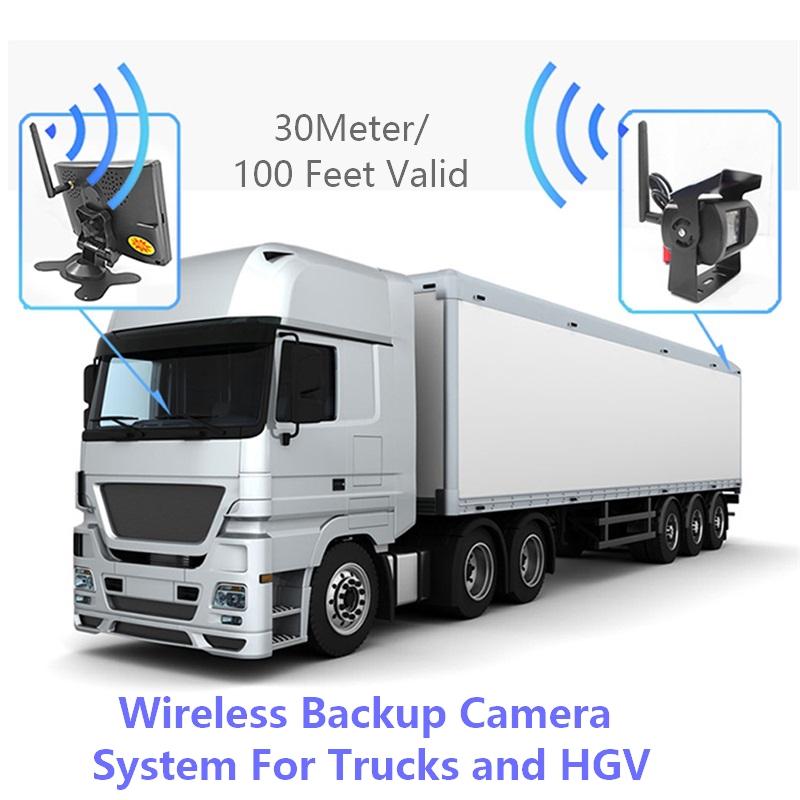 2.4GHz digital wireless truck camera system